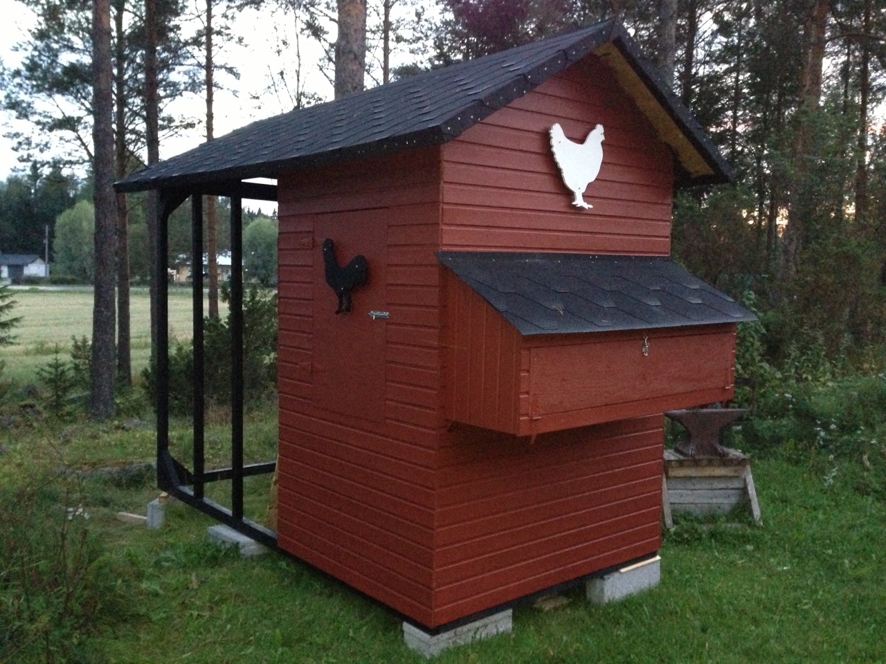 DIY Chicken Coop With Easy Access to Eggs