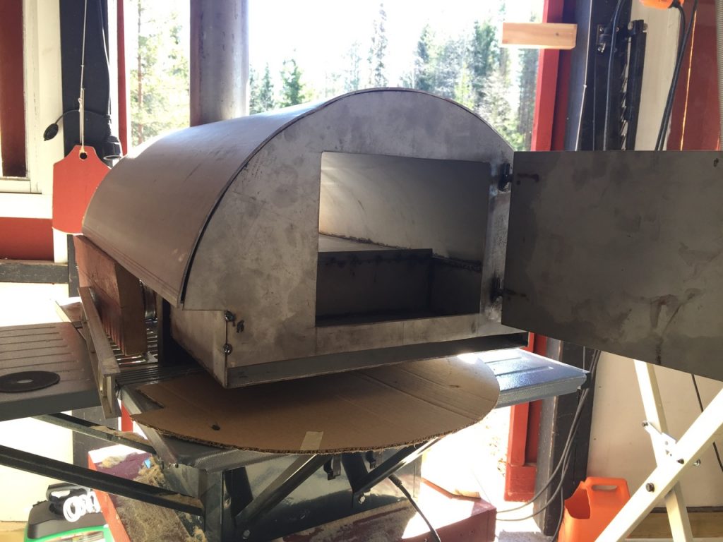 DIY Wood fired Pizza oven from Stainless Steel Pipe Bskog DIY